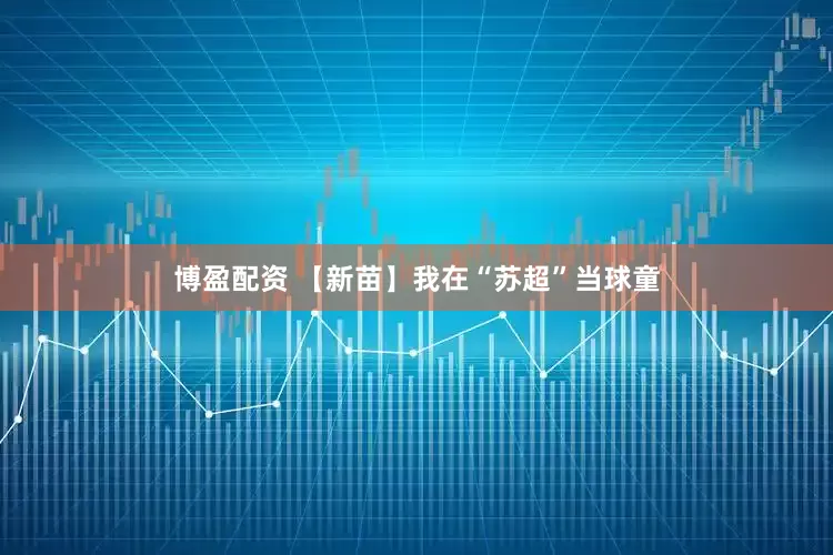 博盈配资 【新苗】我在“苏超”当球童
