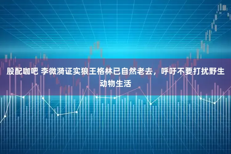 股配咖吧 李微漪证实狼王格林已自然老去，呼吁不要打扰野生动物生活